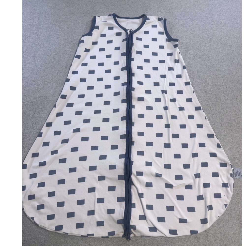 Yoefoss‎ Sleep Sack 18-24 Months XL White Blue Geometric Cotton Wearable Blanket